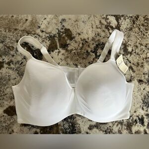 NWT-Smooth Balconette Cacique White Full-Coverage Bra